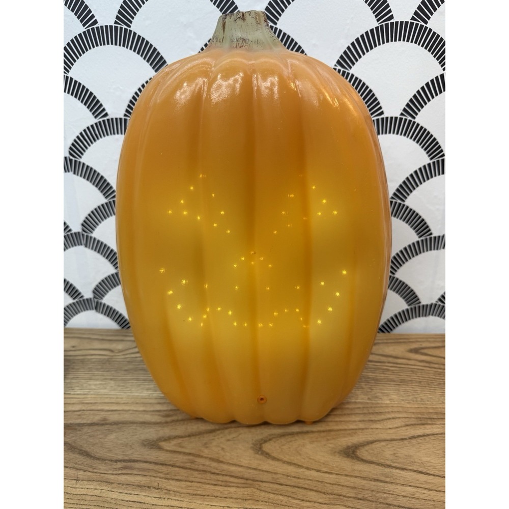 15" Gemmy Halloween Motion Activated Singing "Thriller" Pumpkin Jivin Jack